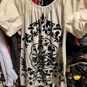 Free People embroidered dress medium